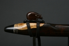 African Blackwood  Native American Flute, Minor, Bass A#-3, #E40D